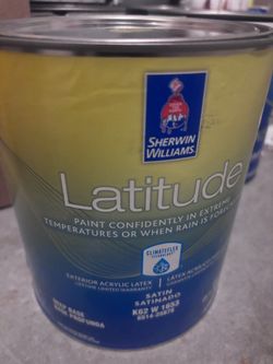 Exterior Satin Paint. #6409 Edgy Gold. 1 Gallons.