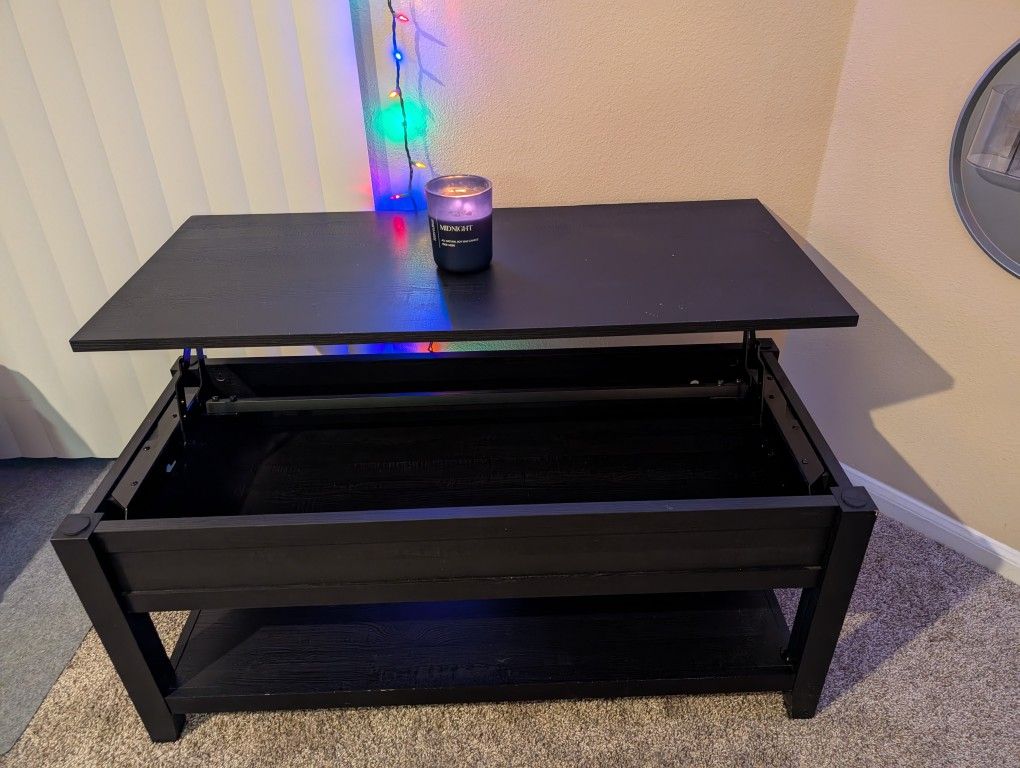 Dark Brown/Black Coffee Table