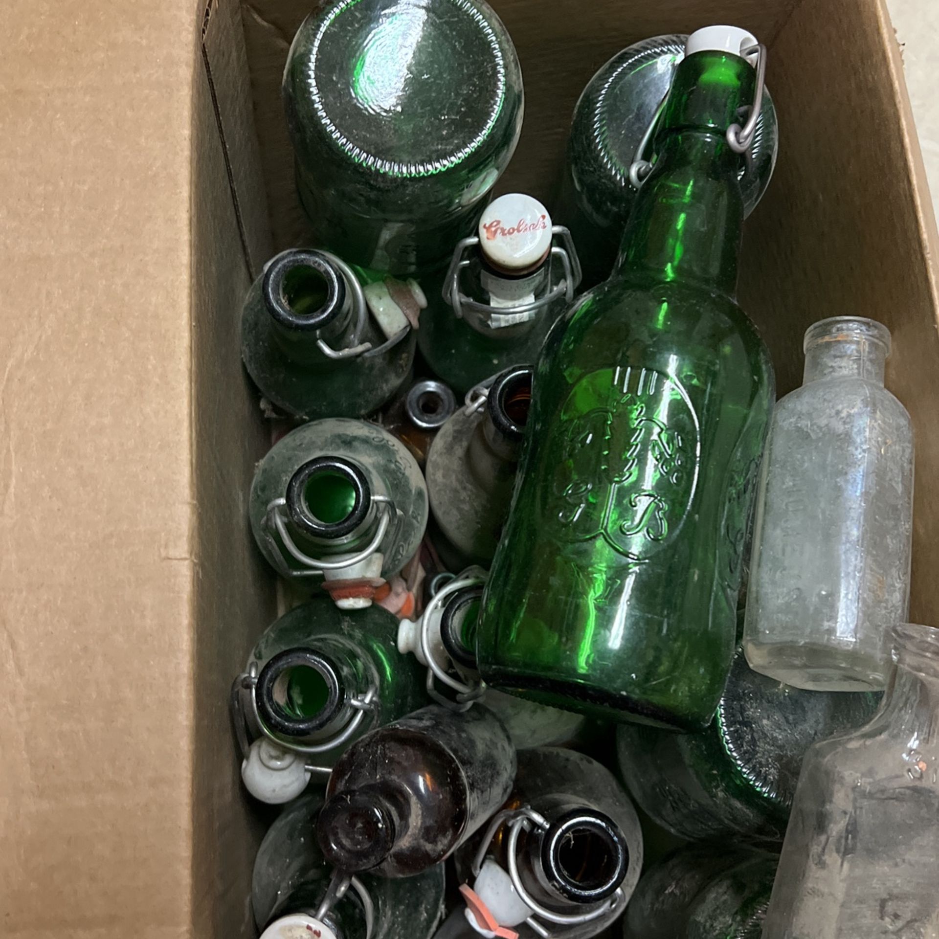 Antique bottles