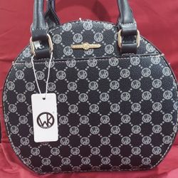 Circle shape Top Handle Purse