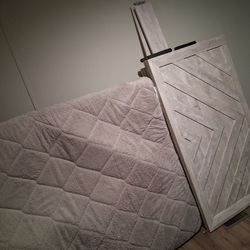 Queen frame and mattress