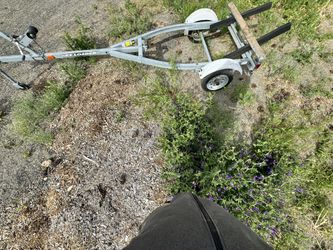 Sailboat Handcrafted with 2 Hp Johnson Motor and Trailer