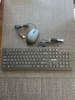 Dell optical  USB Wired Mouse + VicTsing PC206A Multimedia QWERTY Keyboard