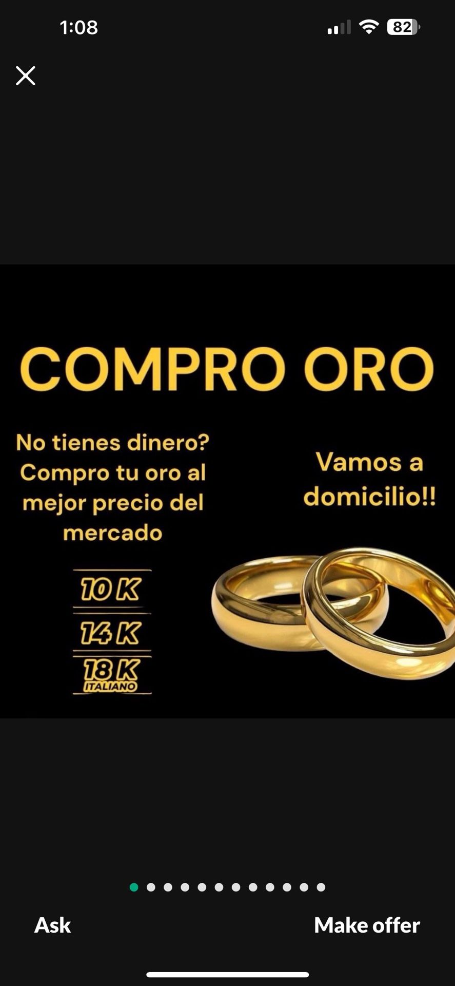 HOLA COMPRO ORO PAGO BUEN PRECIO MEJOR QUE EN OTRO LUGAR
