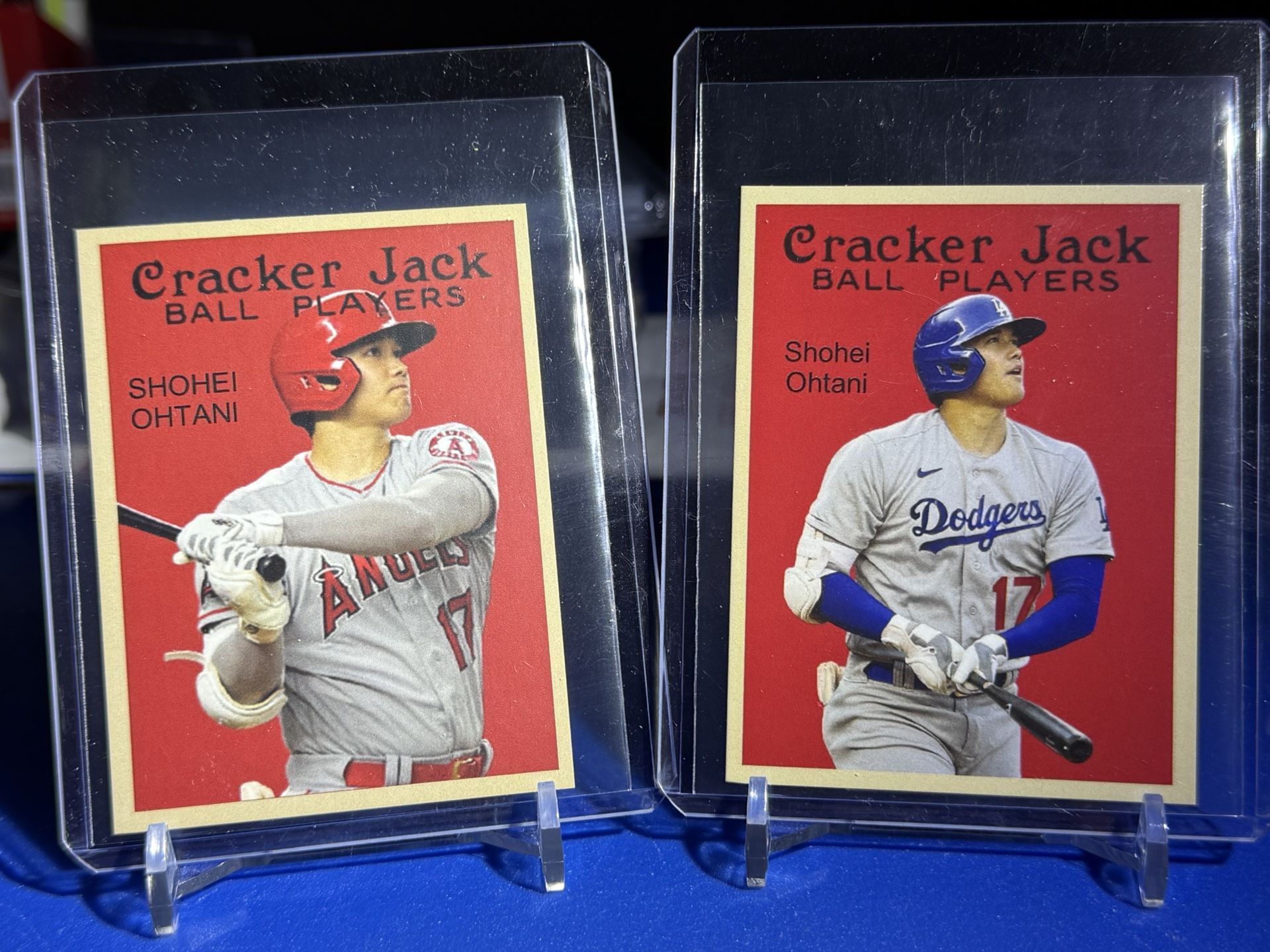 Shohei Ohtani Cracker Jack Cards Dodgers / Angels