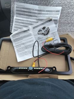 Backup camera brand new open box never used