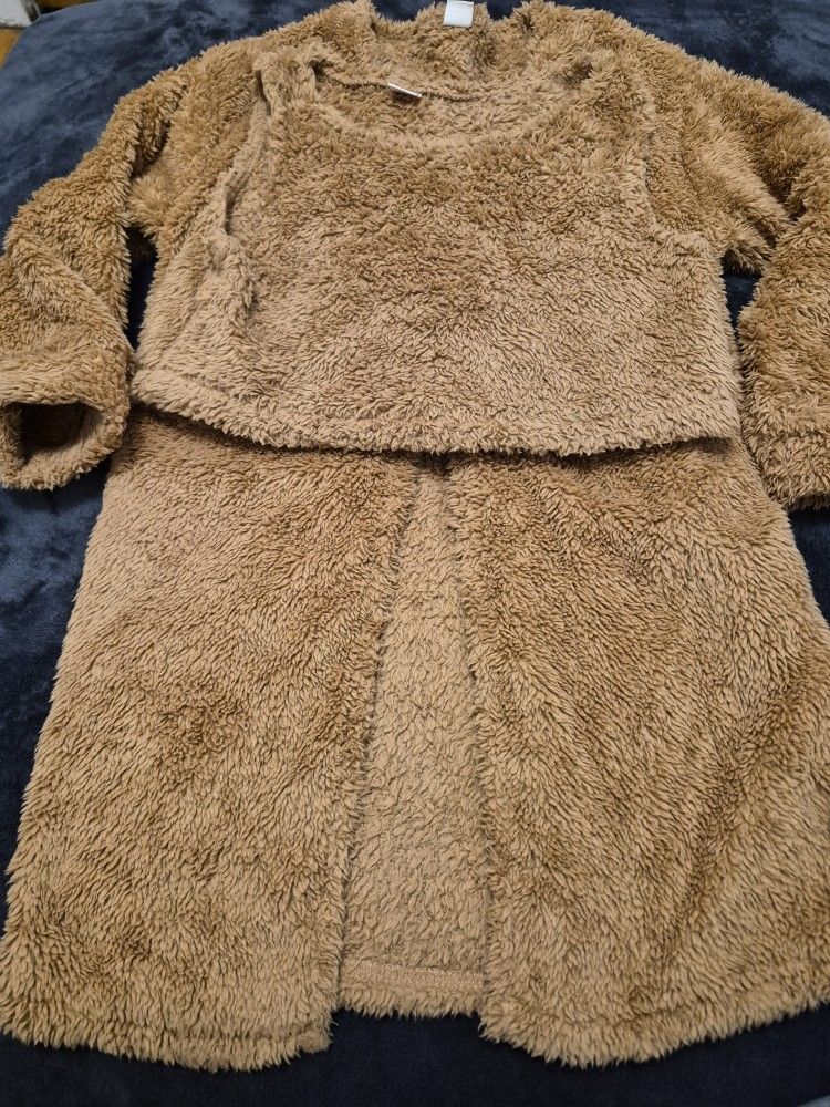 Girls Cardigan And Crop Top 