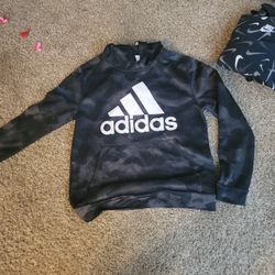 2 Boys Sweatshirts Adidas And Nike
