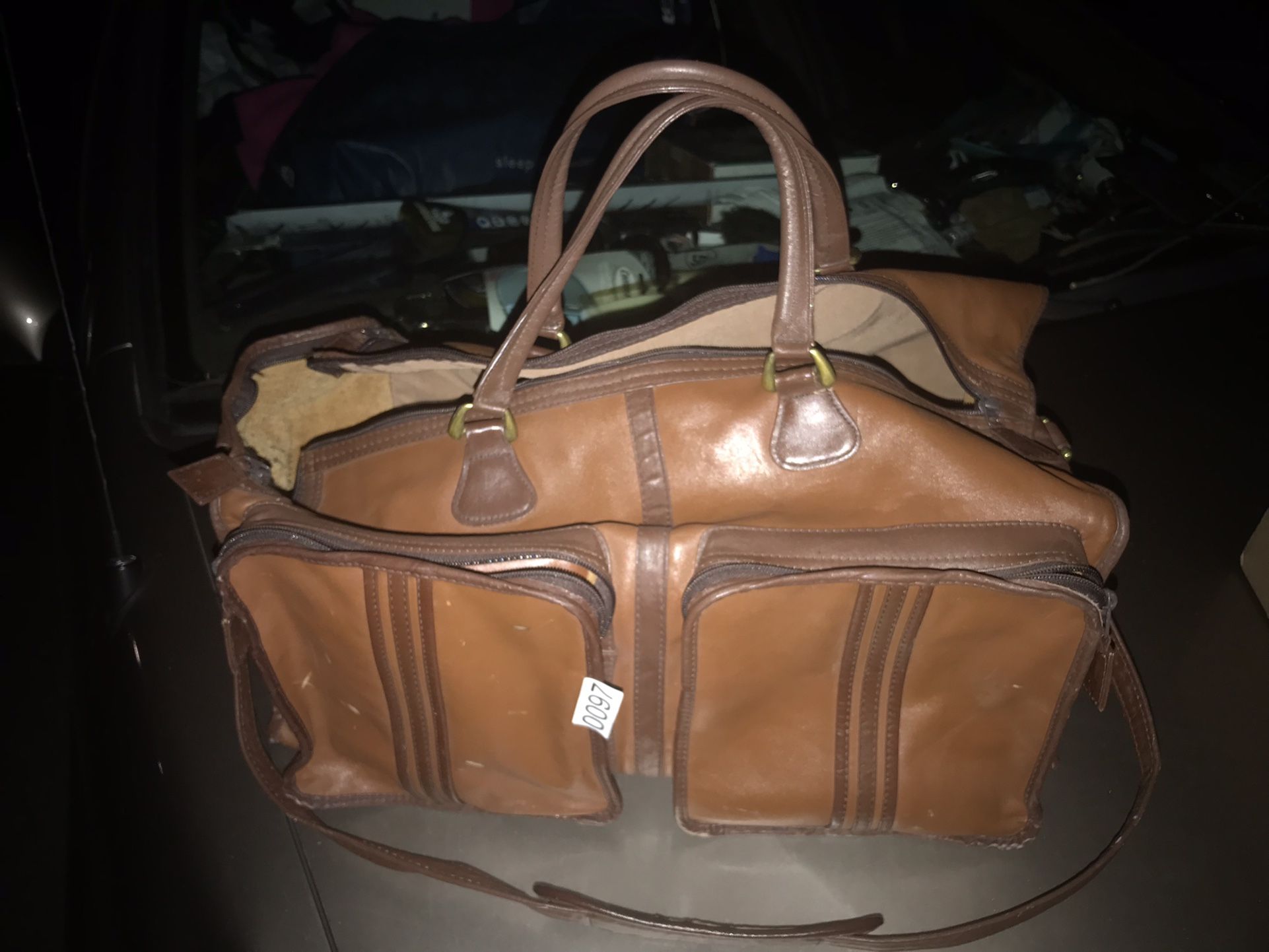 Very Nice Leather Tote Bag Only $20