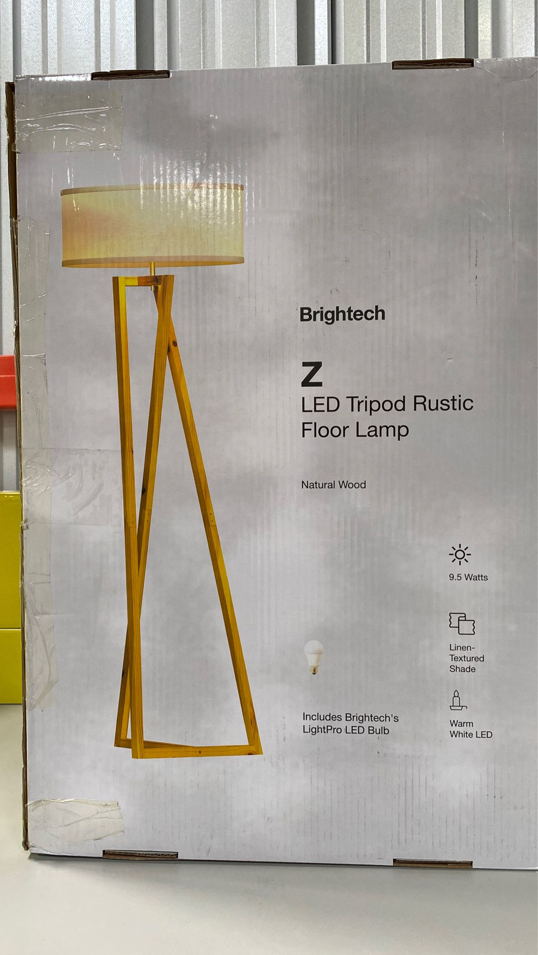 Brightech Z LED Tripod Rustic Floor Lamp