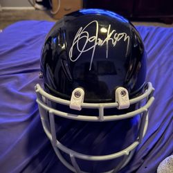 Full Size Zenith Helmet Autographed By Bo Jackson 