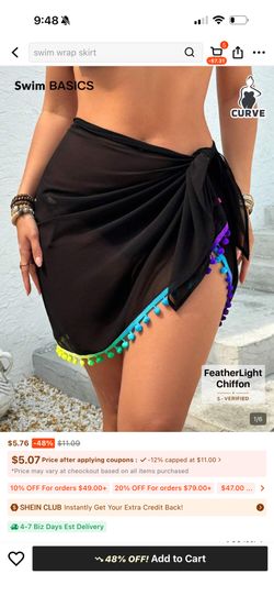 Swim Cover Up Skirt Size 2xl