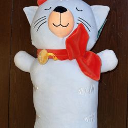 BRAND NEW: the Cat Long Weighted Plush Throw Pillow from Pillowfort™