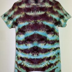 RIPTIDE MIRAGE 🌊🫧🔥 SMALL HANDMADE TIE DYED SHIRT