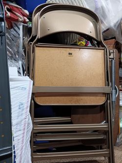 Chairs with desk attachment
