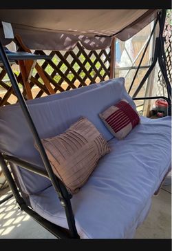 Outdoor Patio Swing with Canopy
