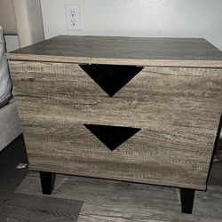 Grey Nightstand