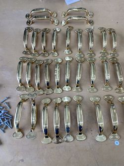 Solid Brass Drawer Handles