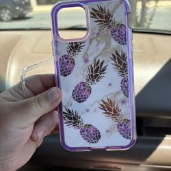 iPhone 11 Pro Max Case Purple And White 