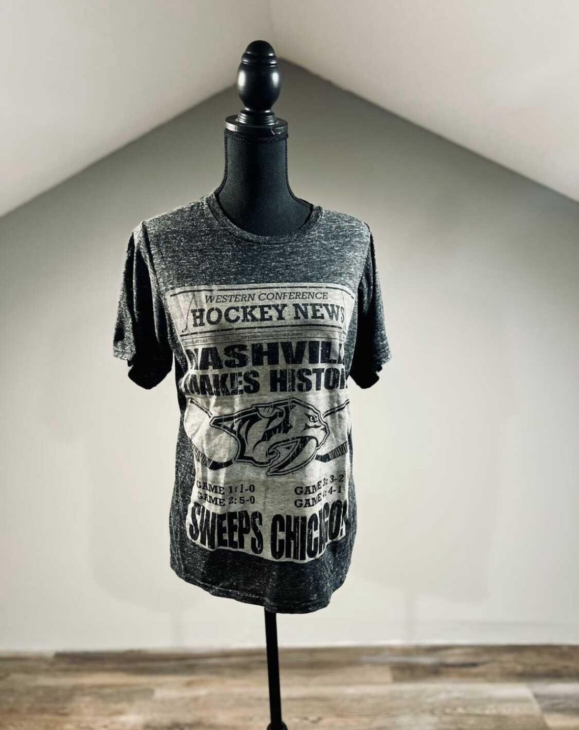 Small Nashville Preds Tee