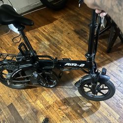 Electric Bike With Keys And Charger