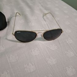 Ray Ban Golden Avaiator  Size 58