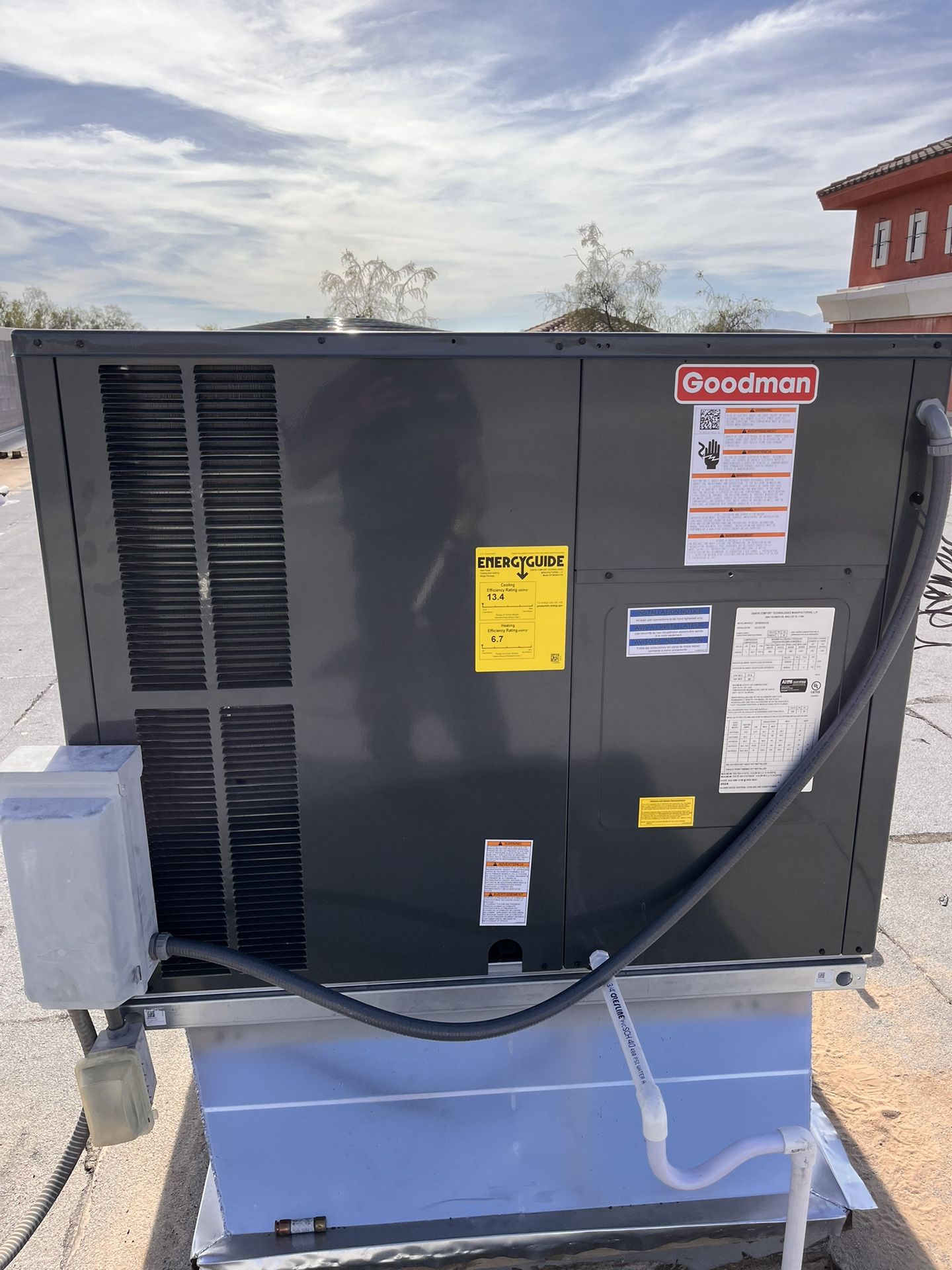 new air-conditioning and heating units