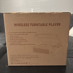 Wireless Turntable Player