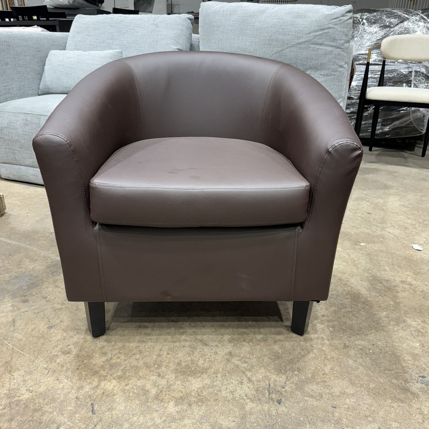 Brown Cushion Chair