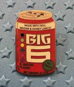 Disney Delicious Drinks Big Hero 6 Soda Pop Can Pin