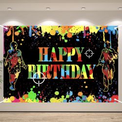 Paintball Birthday Decorations 