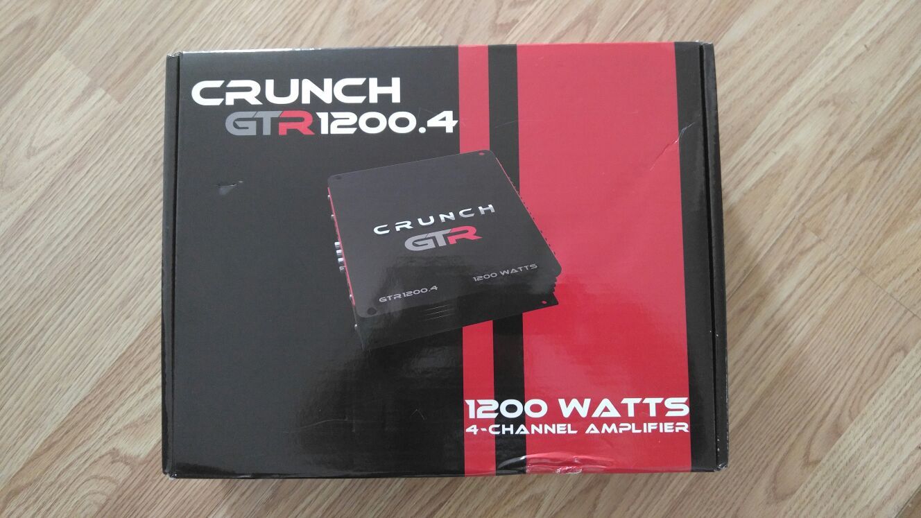 Amplifier Crunch GTR 1200 Watts 4 channels