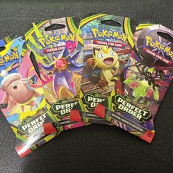 Pokemon Perfect Order Sleeved Packs.