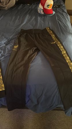 Mexico black and gold pants