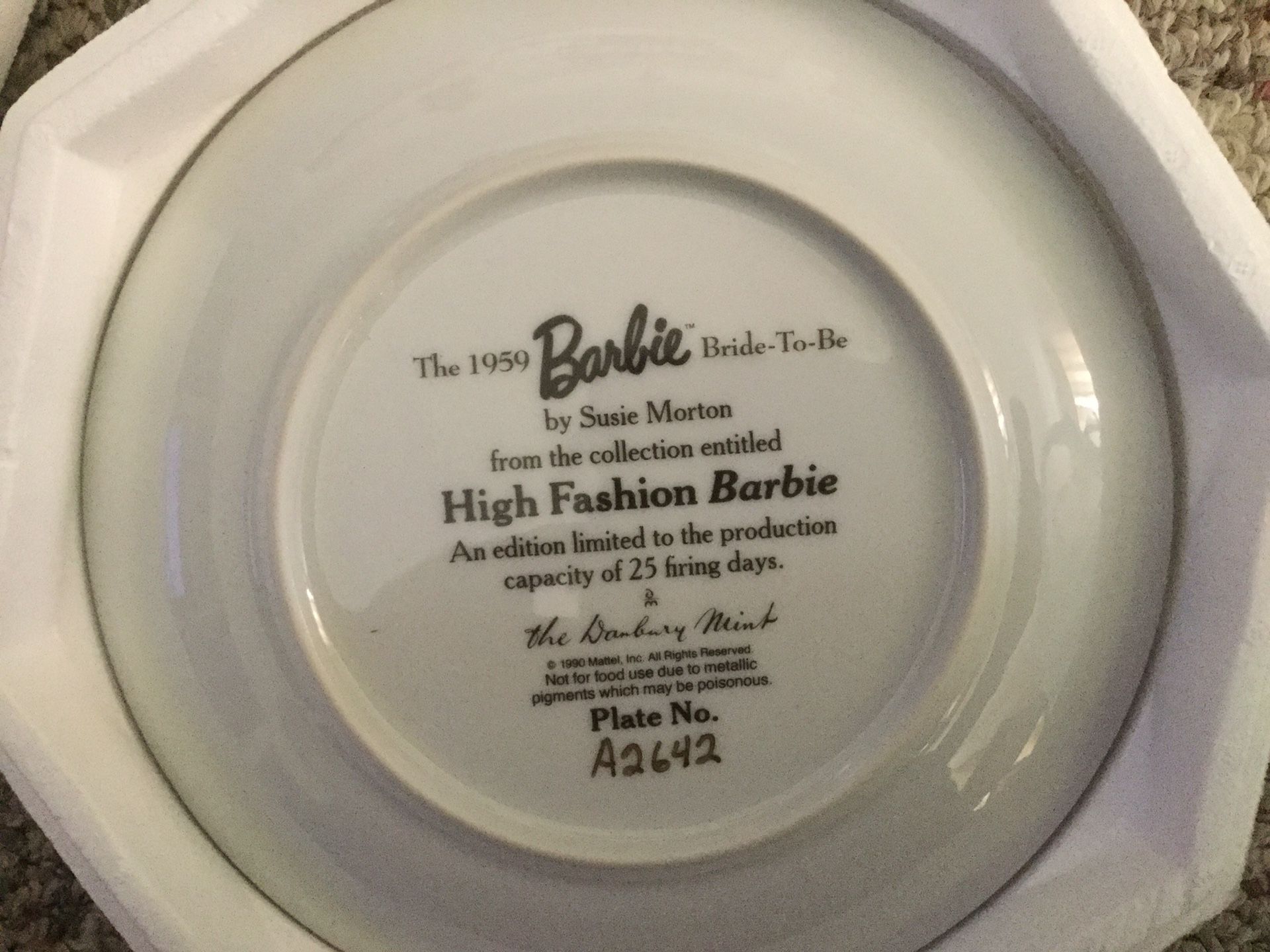 Barbie Plate