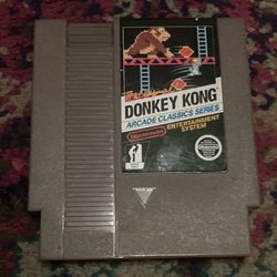 Donkey Kong Arcade Classic Series 5 Screw NES Nintendo cartridge Video Game