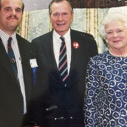Former President Bush Senior caller original 8” x 10” photograph