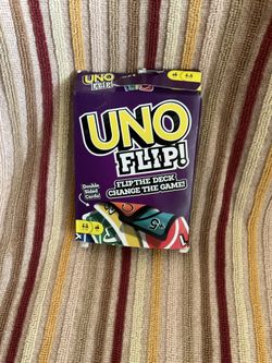 Open Box Uno Flip Game 