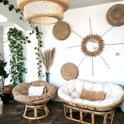 Bamboo Sofá And Chair 