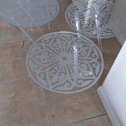 Elegant Foldable Side Tables For Sale