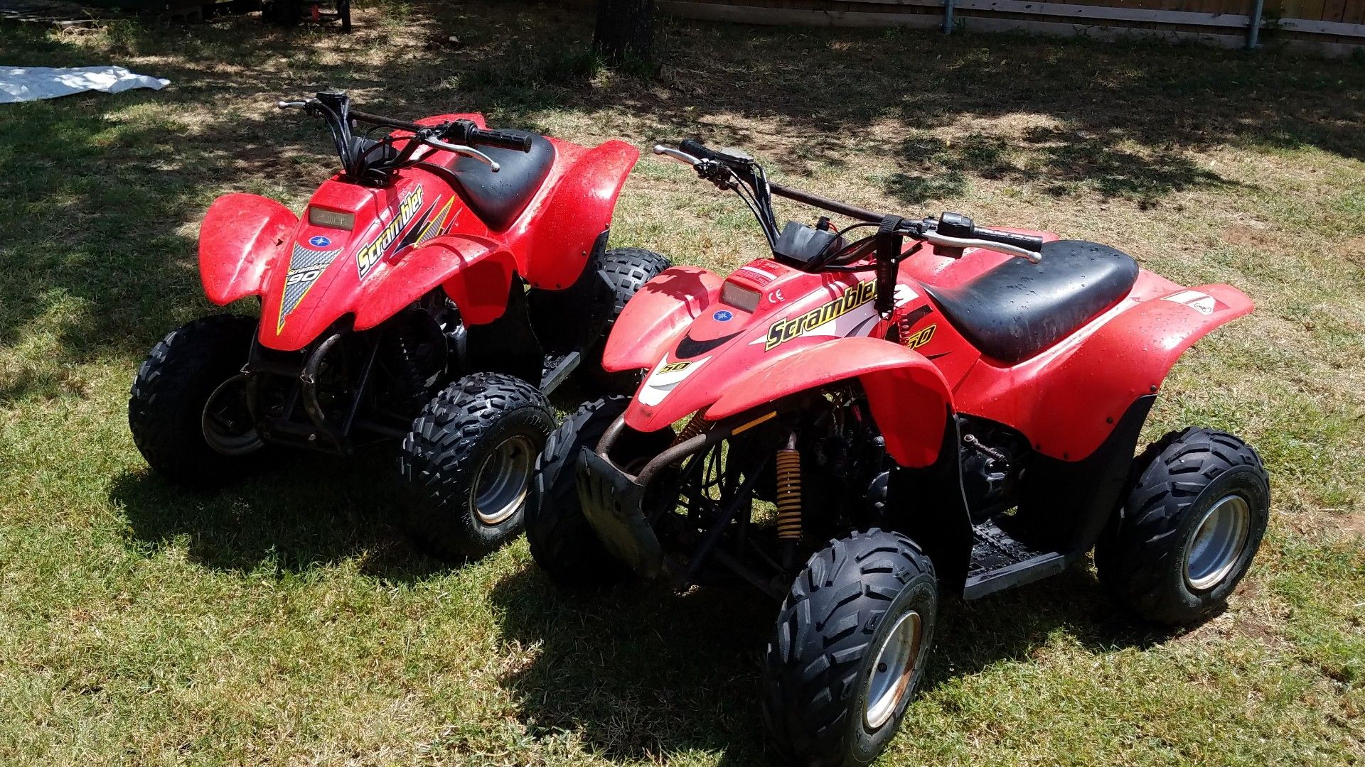 2001 Polaris Scrambler 90, 2002 Polaris Scrambler 50 for Sale in Fort