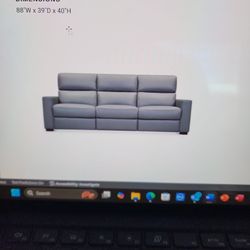 LUKA Leather Power Sofa