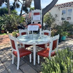 Wooden Chairs And A Table
