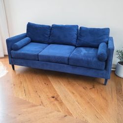 Blue Couch! Delivery Available!