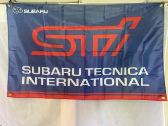 Subaru STI Wall Flag (3’x5’)