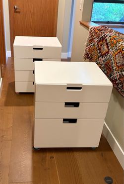 IKEA STUVA 3-Drawer Chests – 2 - Excellent Condition - Vintage IKEA