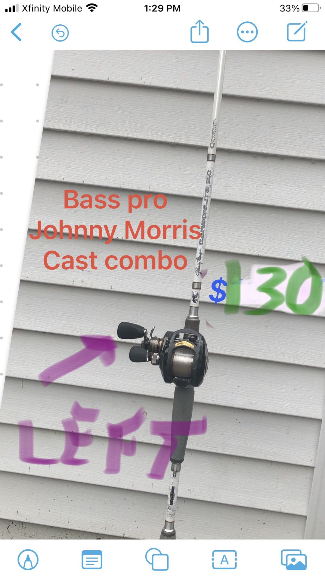 Johnny Morris (Bass Pro) Cast Combo