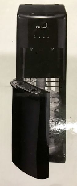 Primo Bottom Load Hot and Cold Water Dispenser in Black