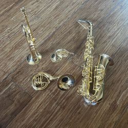 Display Toy Real Instruments Real Brass 