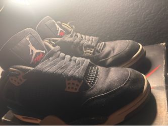 Air Jordan 4 Black canvas SE